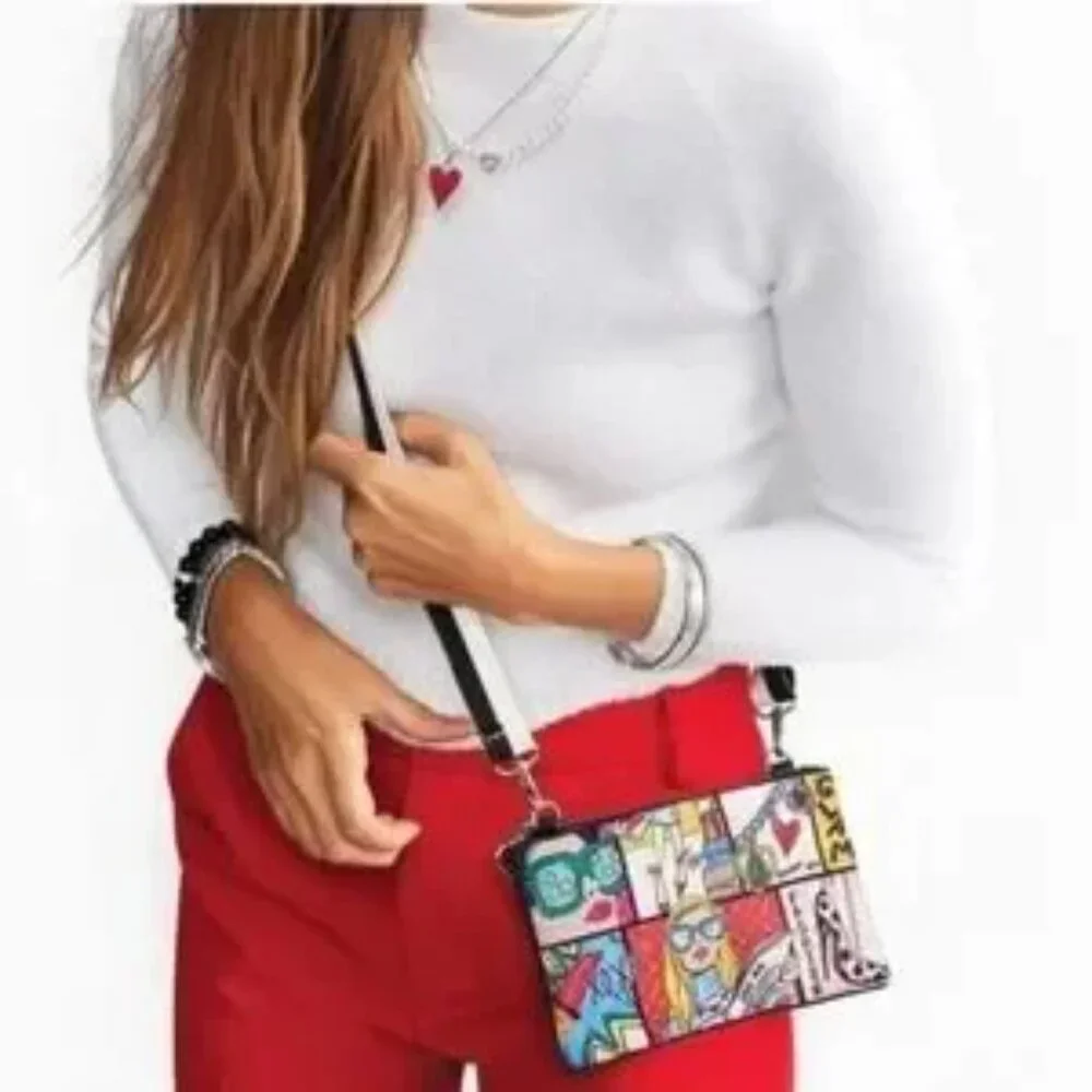Brighton Pop Art Wristlet Clutch / crossbody /‎ Multi purpose